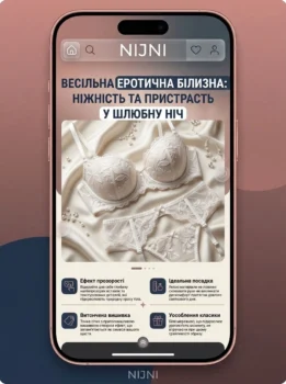 Весільна еротична білизна: ніжність та пристрасть у шлюбну ніч