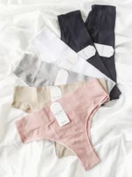 Жіночі трусики — бразиліана — завищені — OUNO Underwear 95169 — (набір 6 шт.)